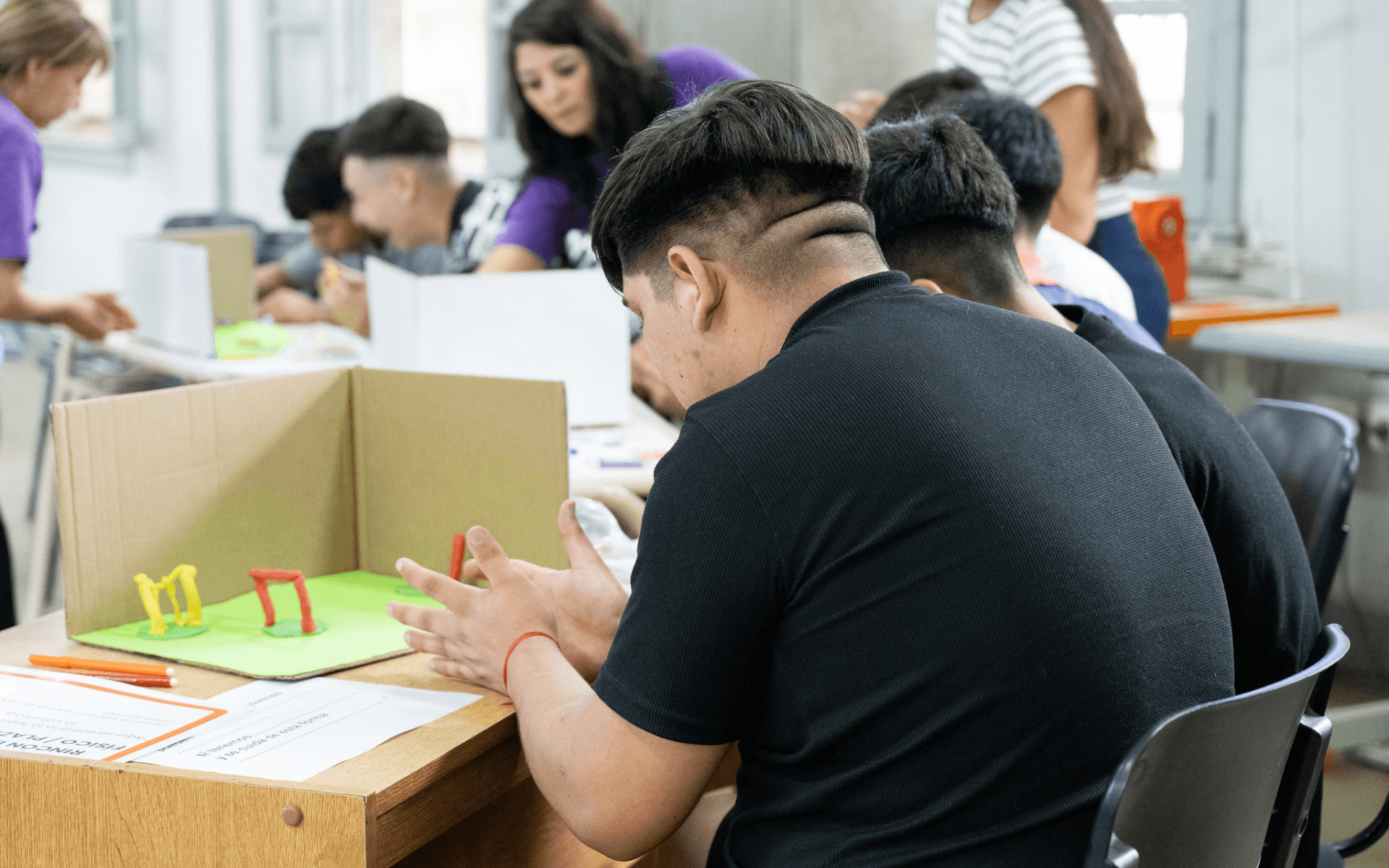 Patio recreativo para jóvenes